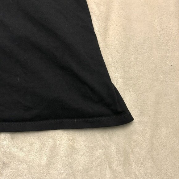 Coraline Women’s Tank Top Medium Black Long Flowy Cat Graphic Print Hot Topic - Picture 9 of 9